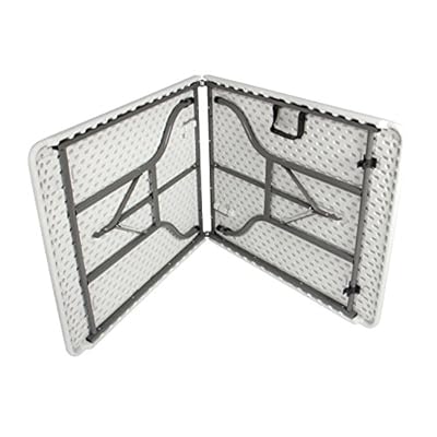 Tavolo Pieghevole Da Giardino Park Alley 180x75 Cm - Acciaio E HDPE, Per Feste E Campeggio - Foto 6