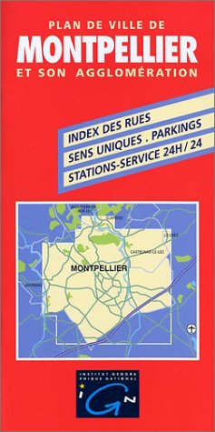 Plan de ville : Montpellier, plan avec livret en ligne
