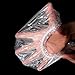 MultiWare 100 Pack Disposable Shower Caps Waterproof Polythene Hair Bath Travel DIY
