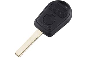 PHONILLICO Coque Clé pour BMW E31 E32 E34 E36 E38 E39 E46 Z3 Z4 X5 X3-3 Boutons - Plip télécommande avec Lame