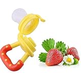 Hosaire Baby Schnuller Kinder Beruhigungssauger Kreativ Silikon Schnuller für 6-18M Mädchen,Junge(gelb) - 3