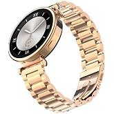18 mm Paslanmaz &Ccedil;elik Saat Kordonu, Huawei Watch GT6 41 mm / GT5 Pro 42 mm / GT5 41 mm / GT4 41mm ile Uyumlu, Klasik Paslanma