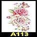 Produktbild tzxdbh Große Blume Arm halben Arm Tattoo Aufkleber Schönheit Farbe Simulation wasserdicht europäischen und amerikanischen Blume Arm 3Pcs-7