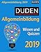 Duden Allgemeinbildung - Kalender 2019: Wissen und Quizzen by 