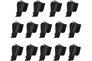 Wanjorlay 20 Stück Golf Club Aufbewahrungsclip aus Kunststoff Golf Putter Clip Organizer Ball Schutz Schläger Golf Zubehör für Golfer Schwarz