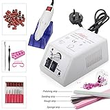 ❤️【PRACTICAL】: Maniküre Pediküre Set Elektrische Vorwärts- / Rückwärtsrichtungsschalter geeignet für RECHTE oder LINKSHÄNDIGE Verwendung, Fußpedal enthalten