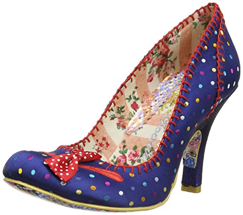 Irregular Choice Scottie, Women Closed-Toe Pumps, Blue (Blue/Multi), 3.5 UK (36 EU)