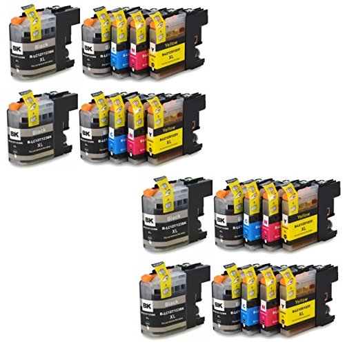 Prestige Cartridge 20 x LC-127XL LC-125XL Cartuchos de tinta, negro, cian, magenta y amarillo