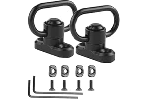 ‎RANSTAC Ranstac 1.25 Zoll Riemenbügel Swivel QD Sling Mount Druckknopf Airsoft CJ/BDK-01
