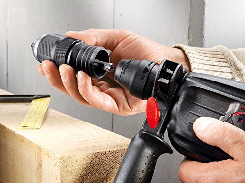 Bosch DIY Bohrhammer PBH 3000 FRE, SDS Bohrfutter, 4tlg. SDS-Set, Flachmeißel, Tiefenanschlag, Zusatzhandgriff, Koffer (750 W, BohrØ Beton 26 mm) - 5