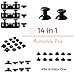 Produktbild PS4 & XBOX1 Controller Thumbsticks 14in1 Austauschbare Aimsticks in vers. Höhen (Schwarz)