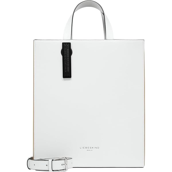 Liebeskind Berlin Paper Bag Tote Kroko: Borsa In Pelle Effetto Coccodrillo Con Chiusura Cerniera