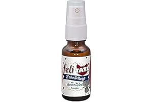 cdVet Naturprodukte feliTATZ Cura Dentale 20 ml - Gatto - Denti e Gengive -igiene - gengivite - Perdita di Appetito - Odore della Bocca - inibitore degli odori + Gengive rafforzamento - Sano -