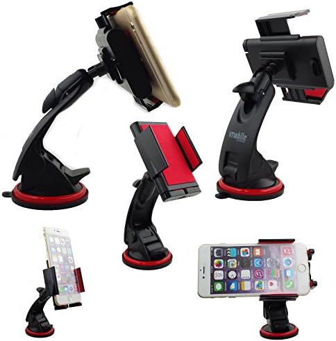 Genuine IMobile Universal 360 degree Rotation In car Mobile Phone Mount Windscreen Dashboard Holder Cradle For Iphone 6S,IPhone 6S Plus,IPhone 6,IPhone 6S,Iphone 5S,5c,5,4S,4G,HTC One M9/One M8/M7/One Mini 2/One Mini,Desire 600/Desire 610/Desire 700/Desire 500 ,Samsung Galaxy S5,S4,S3,S2 Sony Xperia Z3,Z2,Z1,L2,L1,LG G4,G3,G2,Nokia Lumia 1320,1520,825,925,900,625 BlackRed