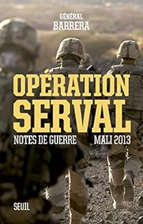 jaquette livre Opération Serval. Notes de guerre, Mali 2013