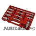 Produktbild 11pc MASTER ENGINE SOCKET SET FOR SPARK PLUG GLOW PLUG THIN WALL by NEILSEN