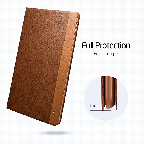 iPad Air 2 Hülle, ESR® Auto aufwachen / Schlaf Funktion Case und Einstellbarem Blickwinkel Funktion Schutzhülle für iPad Air 2/iPad 6 (Braun Brigade) - 8