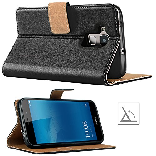 Honor 5C HÃ¼lle, HOOMIL HandyhÃ¼lle Huawei Honor 5C Tasche Leder Flip Case Brieftasche Etui SchutzhÃ¼lle fÃ¼r Huawei Honor 5C Cover - Schwarz (H3063)