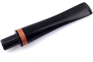 MUXIANG DIY Pipe Accessories Mouthpiece Stem Replacement for Tobacco Pipe Wood Ring BE0023