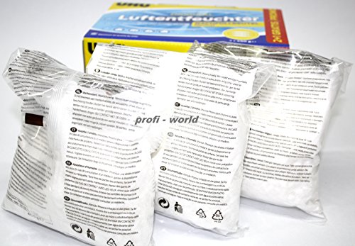 12x UHU 47135 Luftentfeuchter Nachfüllbeutel 450g Duftneutral - 3