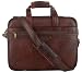 O.K. Leather 100% Genuine Leather Laptop Bag for Office/ Messenger and Travelling (OKLRSTDSHBR) RS.3550.00