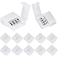 ELEPHANTBOAT® Connectors for RGB LED Light Strip Extension 10mm Gapless Connectors for RGB LED Light Strip Universal 4-Pin Connectors for SMD 5050 RGB LED Light Strip Terminal Extension 10pcs