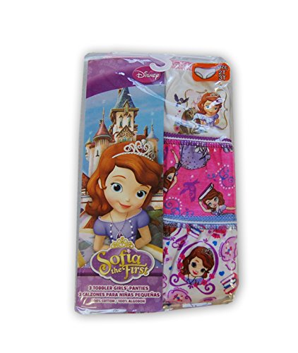 Sofia the First/Doc Mcstuffins/In the night garden 3 girls briefs age 18-24 months (designs may vary)