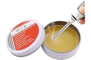 MZMing 50g Pasta per Saldatura Senza Piombo Flussante per Saldatura Grasso Saldatura a Stagno Pasta Saldante No-pulito Strumento di Riparazione Meccanica Professionale per PCB SMD BGA PGA - Colofonia