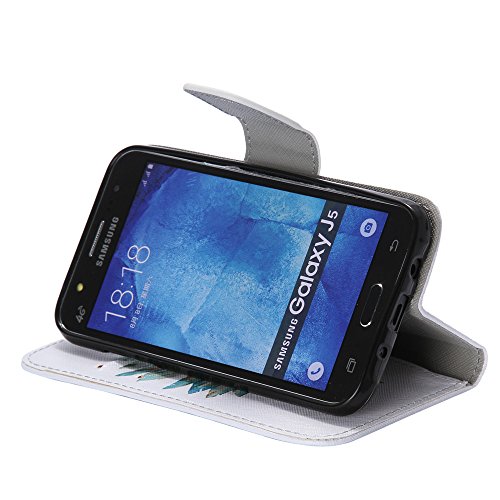 Nancen Samsung Galaxy S3 / I9300 (4,8 Zoll) Handy Lederhülle, Flip Case Wallet Cover with Stand Function, Folio Bookstyle Handytasche Soft Silikon Bunte Muster Tasche PU Leder Slim Shell Handyhülle. - 3