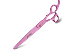 XUANFENG Tijeras profesionales de peluquería japonesas de 7 pulgadas, tijeras de corte importadas 440c, tijeras de peluquería (tijeras de corte, rosa)