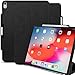 Produktbild KHOMO iPad Pro 11 Smart Cover Schutzhülle mit Stifthalter und Ladestation für Apple Pencil 2, iPad Pro 11 2018 - Leder Schwarz