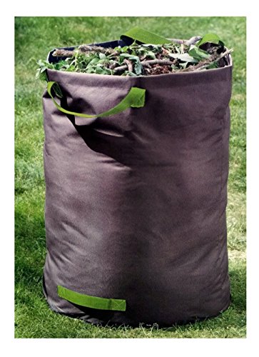 100 Liter Laubsack für Gartenabfälle, Polyester, reissfest bis 60 Kg, 60 x 50cm, Gartensack faltbar