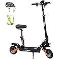Kukirin G2 Pro Single Motor Scooter, with Seat, Adjustable Seat, Removable, 48V 15Ah Detachable Battery, 45km Speed, LED Highlights, Foldable, with Helmet and Vest
