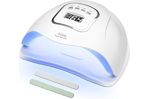 MOULEI Lámpara Led Uñas UV LED 150 W Curado de Esmalte de Gel Lámpara Secador de Uñas Rápido con Función de Temporización - 10S / 30S / 60S / 99S Para Manicura/Pedicure Nail Art Hogar el Salón