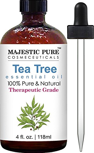 Preisvergleich Produktbild Majestätisch Rein Therapeutische Melaleuca Alternifolia Teebaumöl mit Tropfer, 4 fl. Oz Majestic Pure Therapeutic Melaleuca Alternifolia Tea Tree Oil With Dropper, 4 fl. Oz