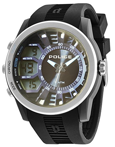 POLICE Herren-Armbanduhr TACTICAL Analog - Digital Quarz Silikon P14249JPBS-61 POLICE Herren-Armbanduhr TACTICAL Analog - Digital Quarz Silikon P14249JPBS-61
