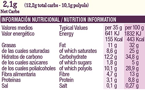 Atkins Chocolate Bar Keto Snacks, Low Carb, Low Sugar Chocolate Coconut Snack Bar, Multipack of 15 - Image 3