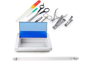 YUYTE Sterilizzatore Lampada a Raggi Ultravioletti Tubo di Disinfezione Armadio Macchina di Sterilizzazione per Salone di Bellezza e Nail Art (8W)