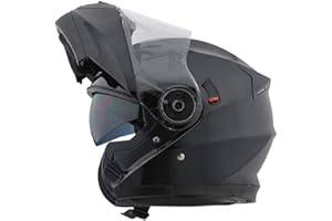 Befast | Modular Way - Casco Modulare Moto con Mentoniera Moto Apribile, Casco Modulare Scooter con Visiera Parasole a Scomparsa, Casco Moto Modulare Omologato con Doppia Visiera