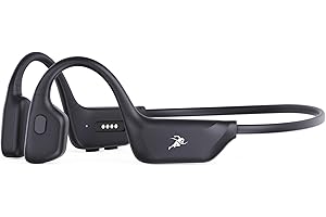Guudsoud Bone Conduction Headphones,Bluetooth 6.0 Wireless IPX7 Waterproof Headphones with Mic, Open Ear Sport Earphones for Running and Cycling,Workout,Fitness,Magnetic Charging