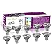 Produktbild Hakkatronics MR16 LED-Glühlampen 10er Pack, 6W 5000K Tageslichtweiß LED-Scheinwerfer-Glühlampe, entspricht 50 Watt Halogen, 12V, 450 Lumen, Landschaftsbeleuchtung für Ausstellungen, Zuhause, Museen