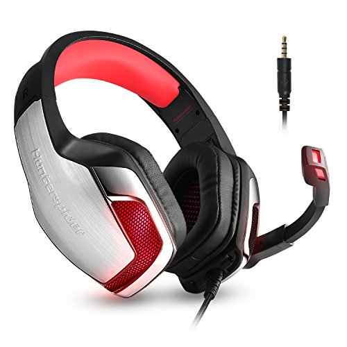 Gaming Headset Micolindun Headphone Gamer Microphone Lightweight