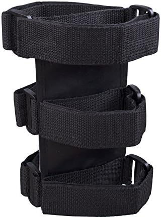 SPLHMILY Black Roll Bar Fire Extinguisher Holder, Nylon Adjustable Fire Extinguisher Mounts &amp; Brackets Storage Straps for TJ YJ JK CJ Jeep Wrangler