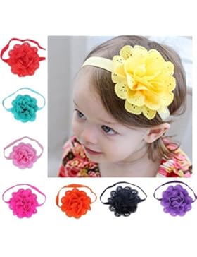 Baby Haarband 8Pcs Baby Mädchen Blumen Stirnbänder Fotografie Stützen Stirnband Zubehör
