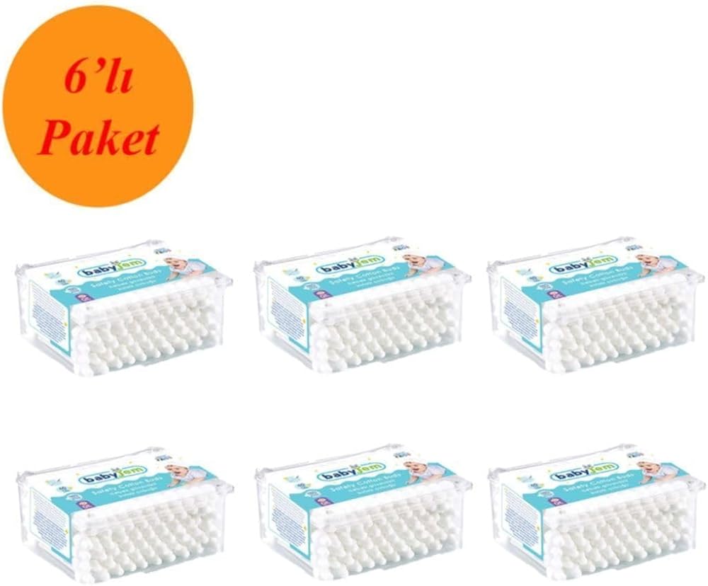 Babyjem Bebek Kulak Çubuğu, 60 x 6 Adet