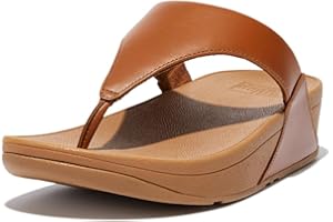 Fitflop Lulu Leather Toepost, Sandalias con Plataforma Mujer, Negro, 36 EU