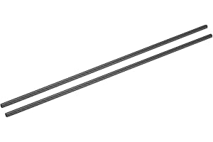 QUARKZMAN 2 st kolfiberrör 6 x 8 x 420 mm kolfiberrör | Rullindragen, kolrund, matt yta, för RC-flygplan Quadcopter Multikopt