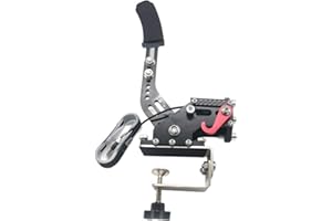 SQER Levier de frein à main USB réglable en hauteur 14 bits universel pour jeux de course SIM G25/27/29 T500 FANATECOSW Dirt Rally compatible avec PC Windows