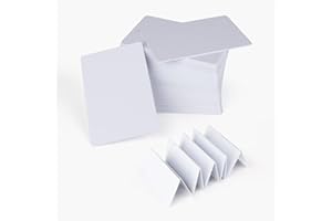 ELEBINKE 40-Pack NFC Tags NTAG215 NFC Cards White PVC Blank IC Cards with TagMo and Amiibo 504 Bytes-Printable Surface Compatible with NFC Phones and Devices