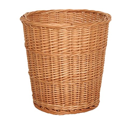 Abfalleimer, Weidengeflecht, rund - 3